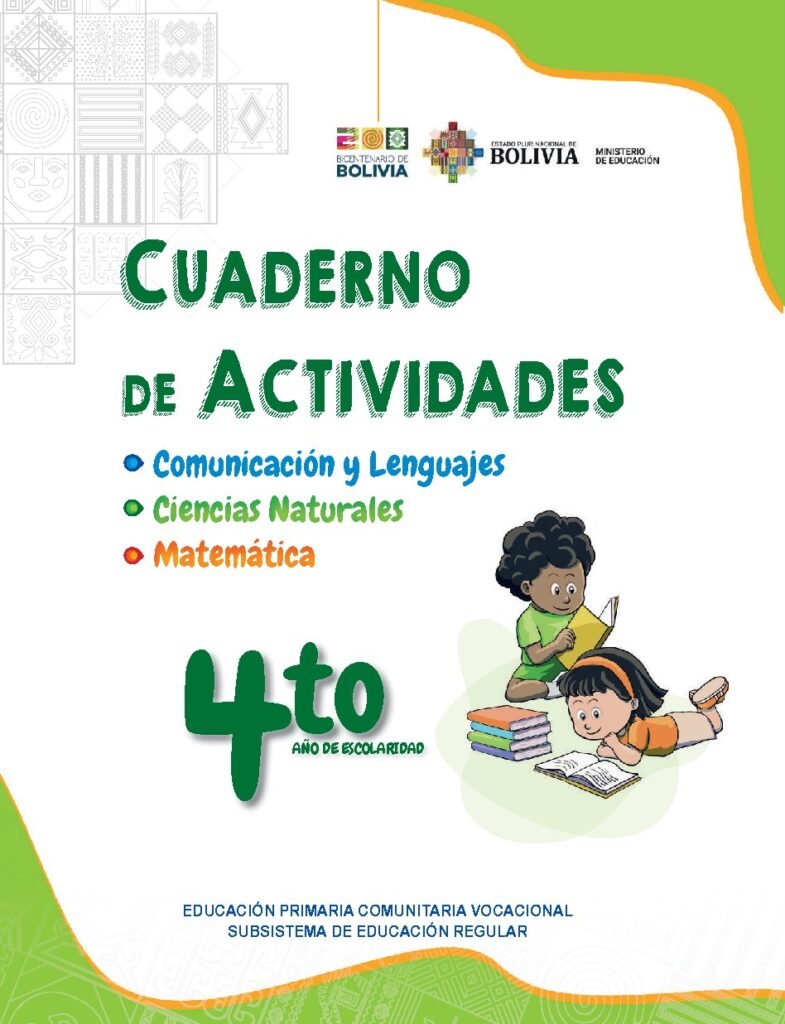 Cuaderno de Actividades de 4to de Primaria