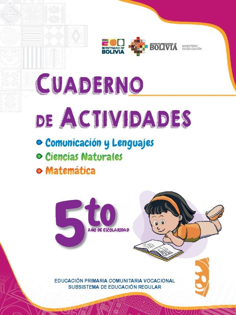 Cuaderno de Actividades de 5to de Primaria