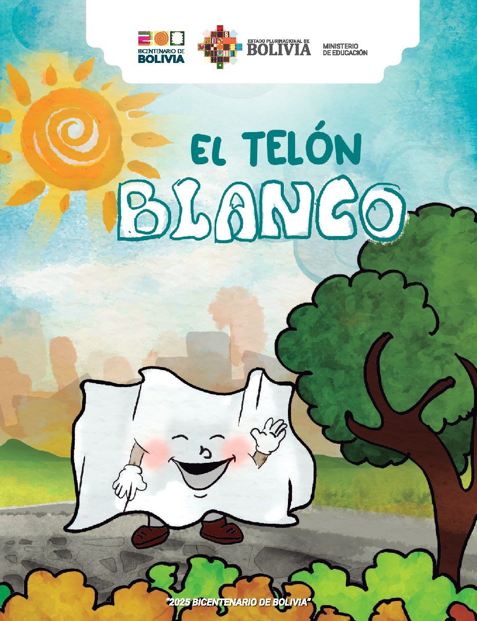 el telon blanco cuento