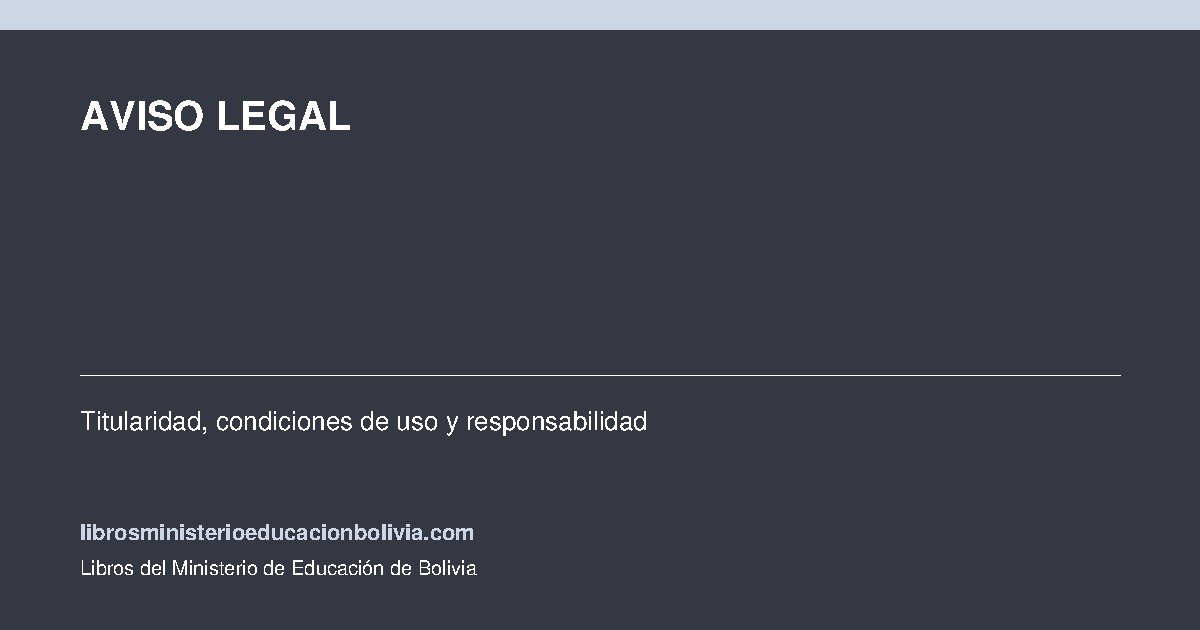 AVISO LEGAL