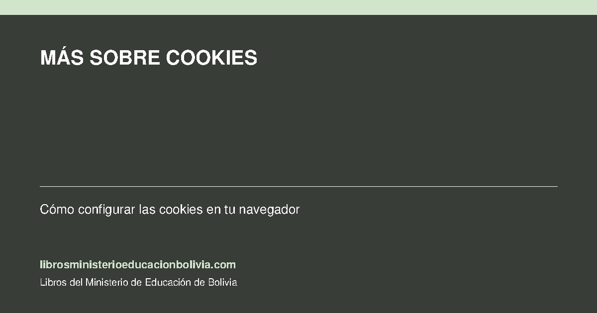 Mas Información sobre las Cookies