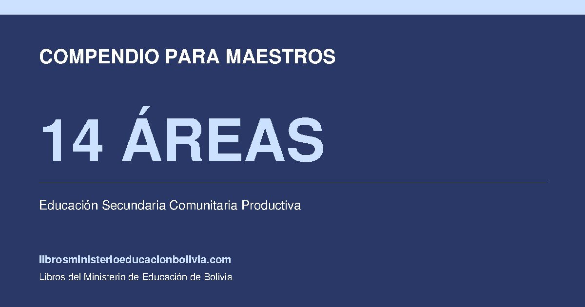compendio para maestras y maestros secundaria