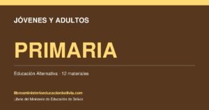educacion primaria personas jovenes y adultas bolivia