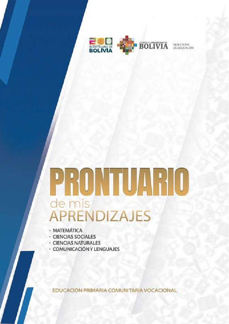 Prontuario de mis Aprendizajes de Primaria